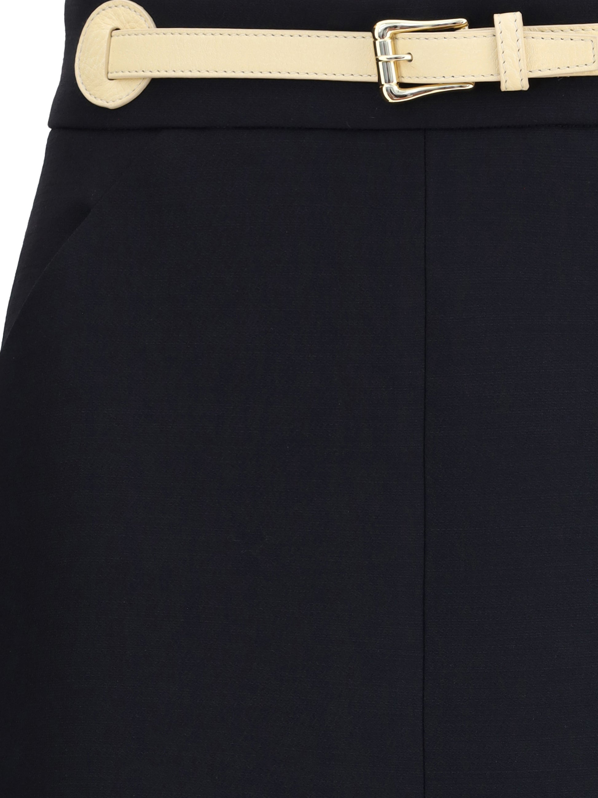 Valentino Women Belted Midi Skirt VALENTINO