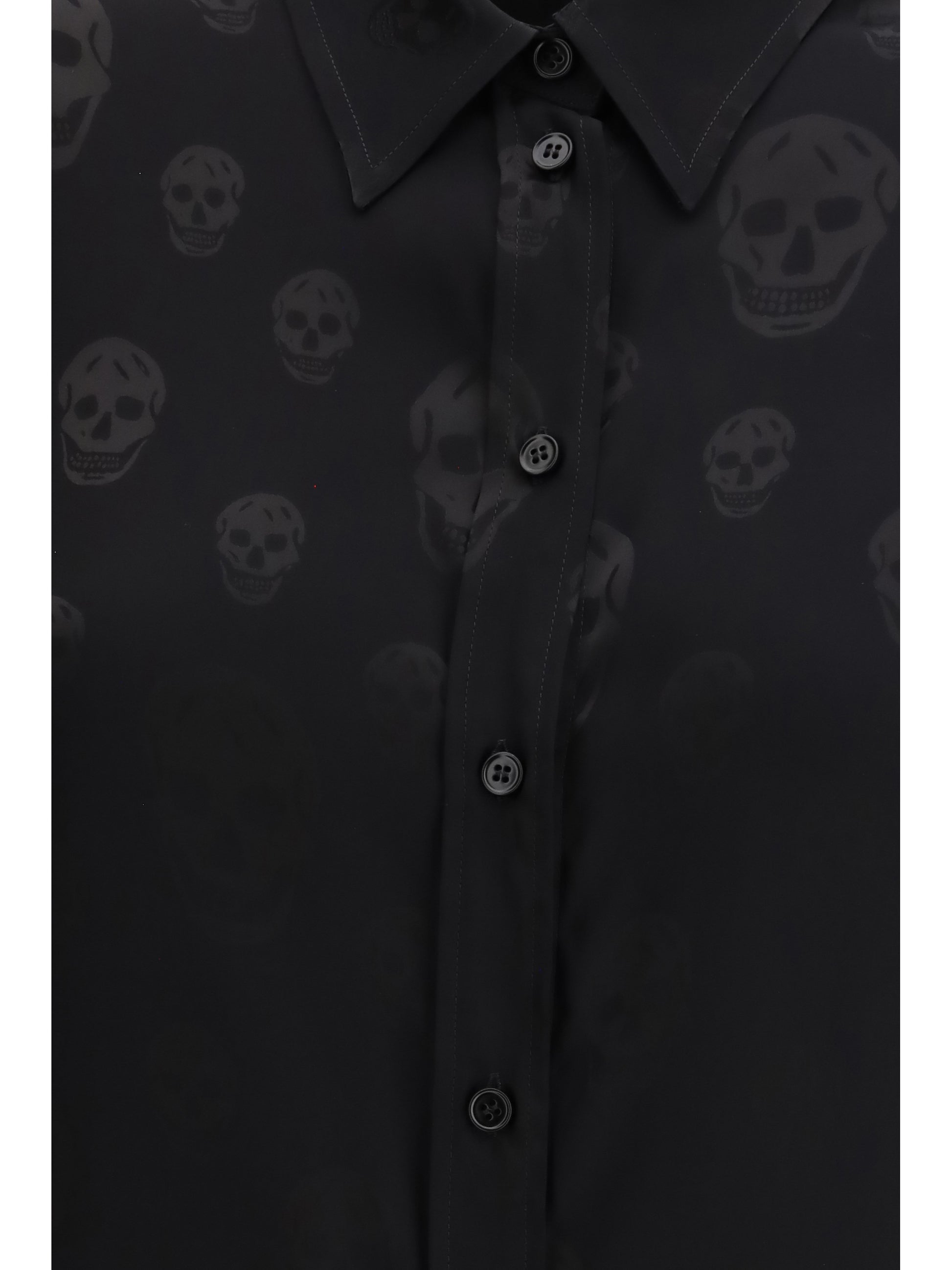 Alexander Mcqueen Women Shirt With Skull Motif ALEXANDER MCQUEEN