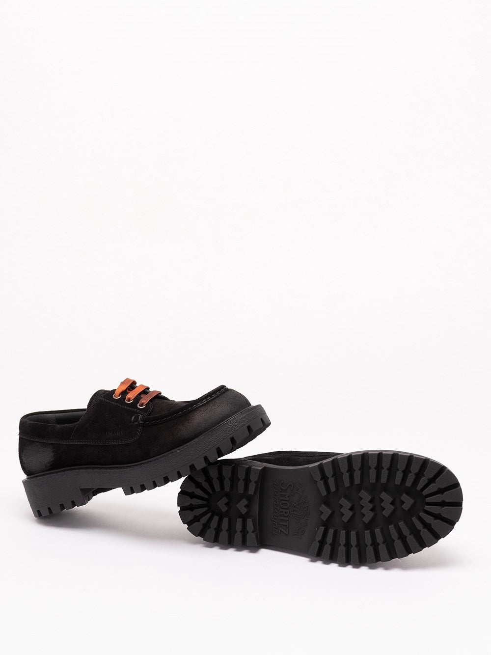 Prada Men Laced Suede Loafers PRADA