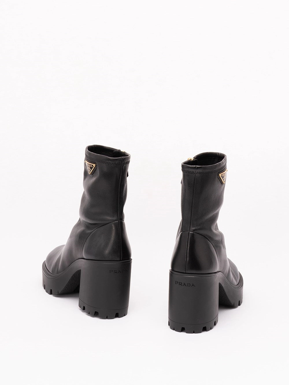 Prada Women Leather Booties PRADA