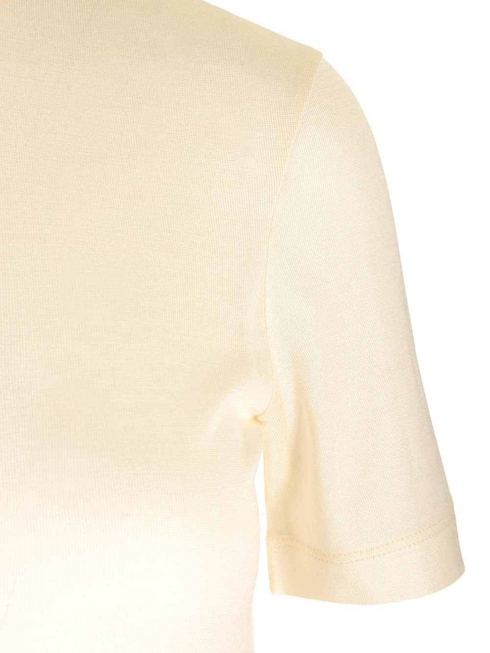 Loewe Women Silk And Viscose Top With Knot LOEWE