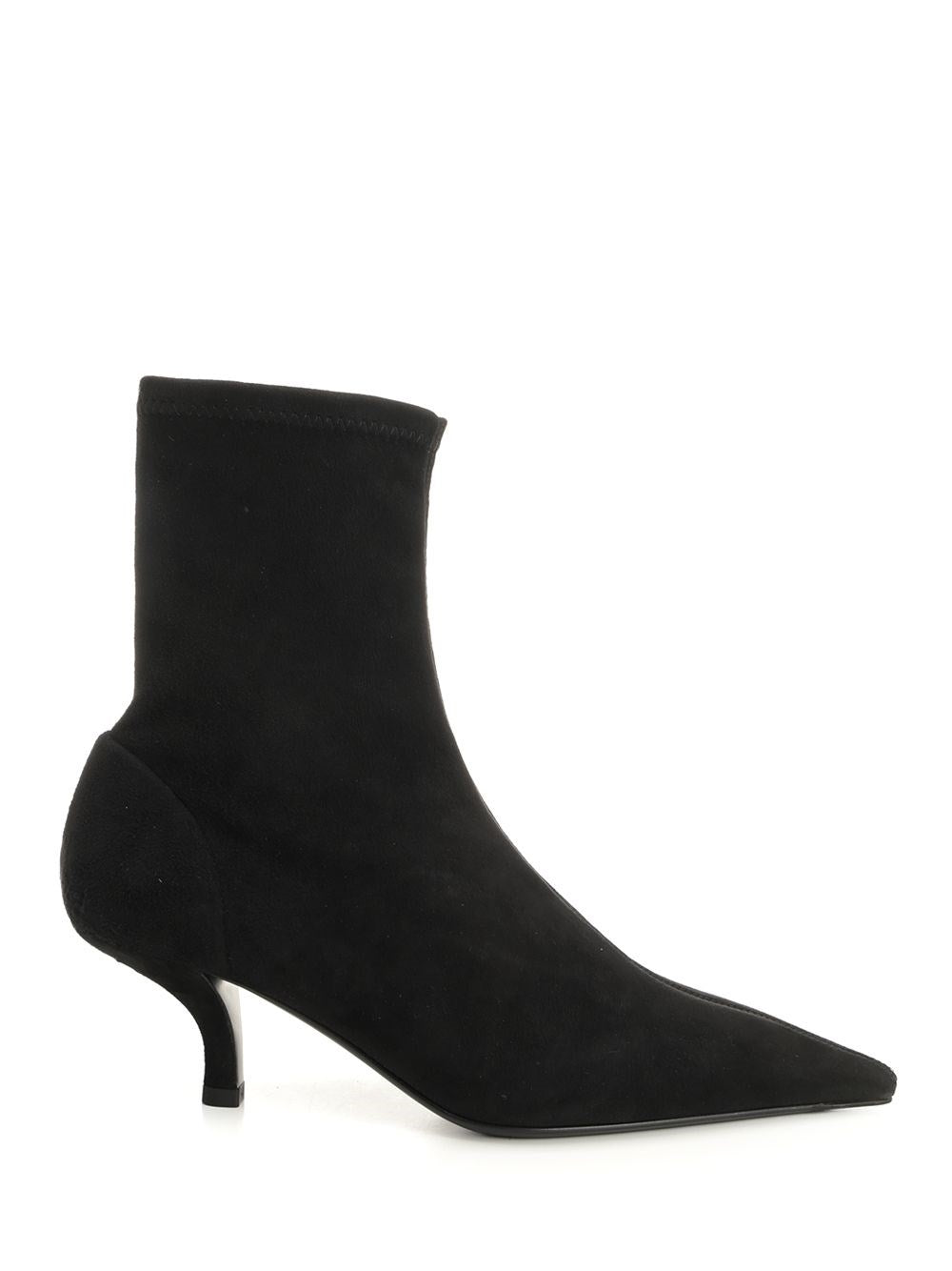 Toteme Women Suede Heeled Boots TOTEME
