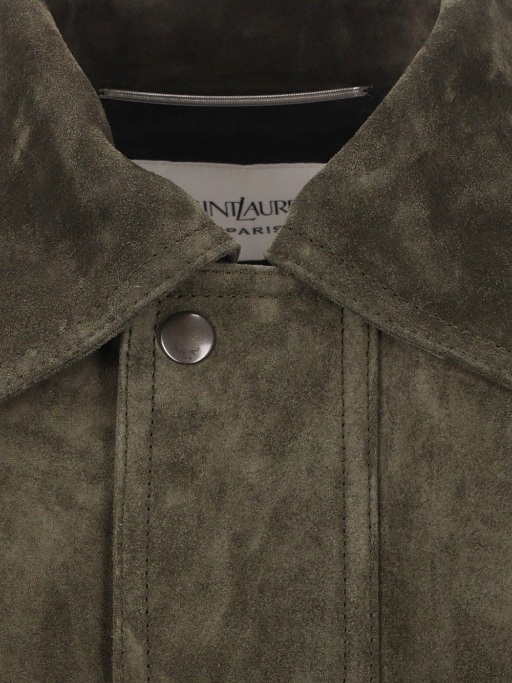 Saint Laurent Men Vintage Split Leather Bomber Jacket SAINT LAURENT