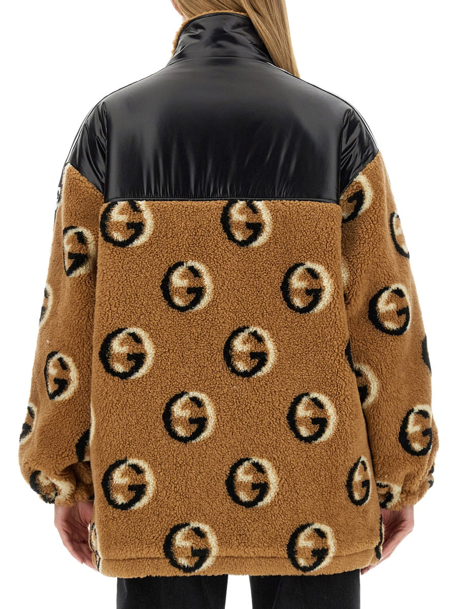 Gucci Women Jacquard Zipper Jacket GUCCI