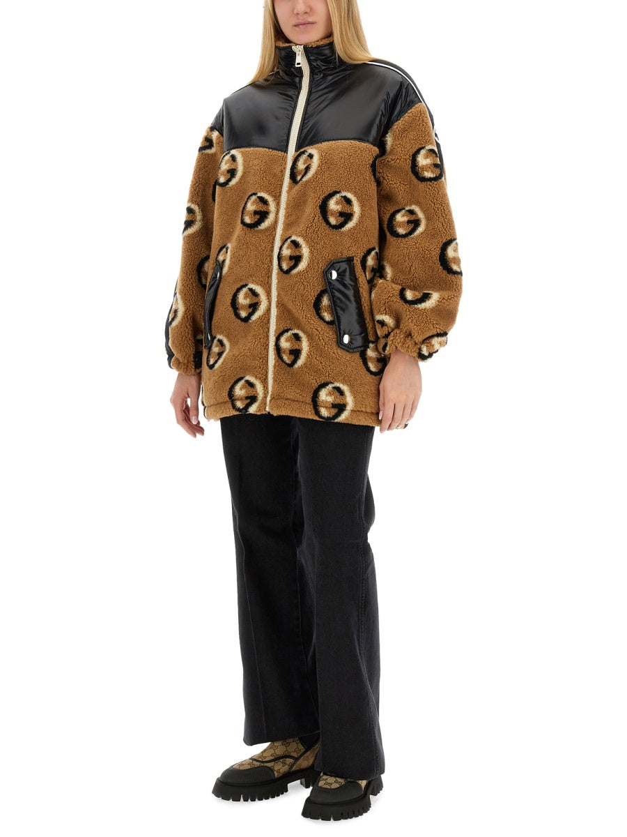 Gucci Women Jacquard Zipper Jacket GUCCI