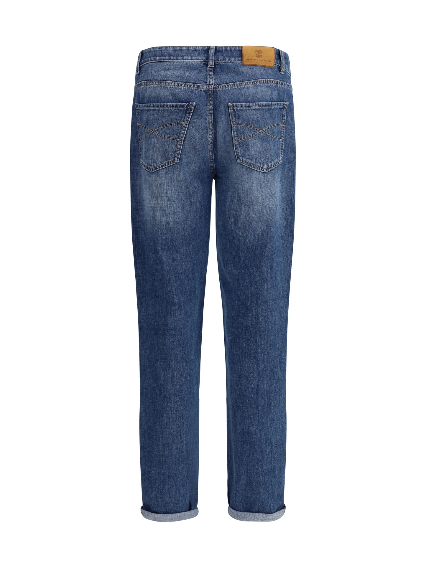 Brunello Cucinelli Men Cuffed Jeans BRUNELLO CUCINELLI