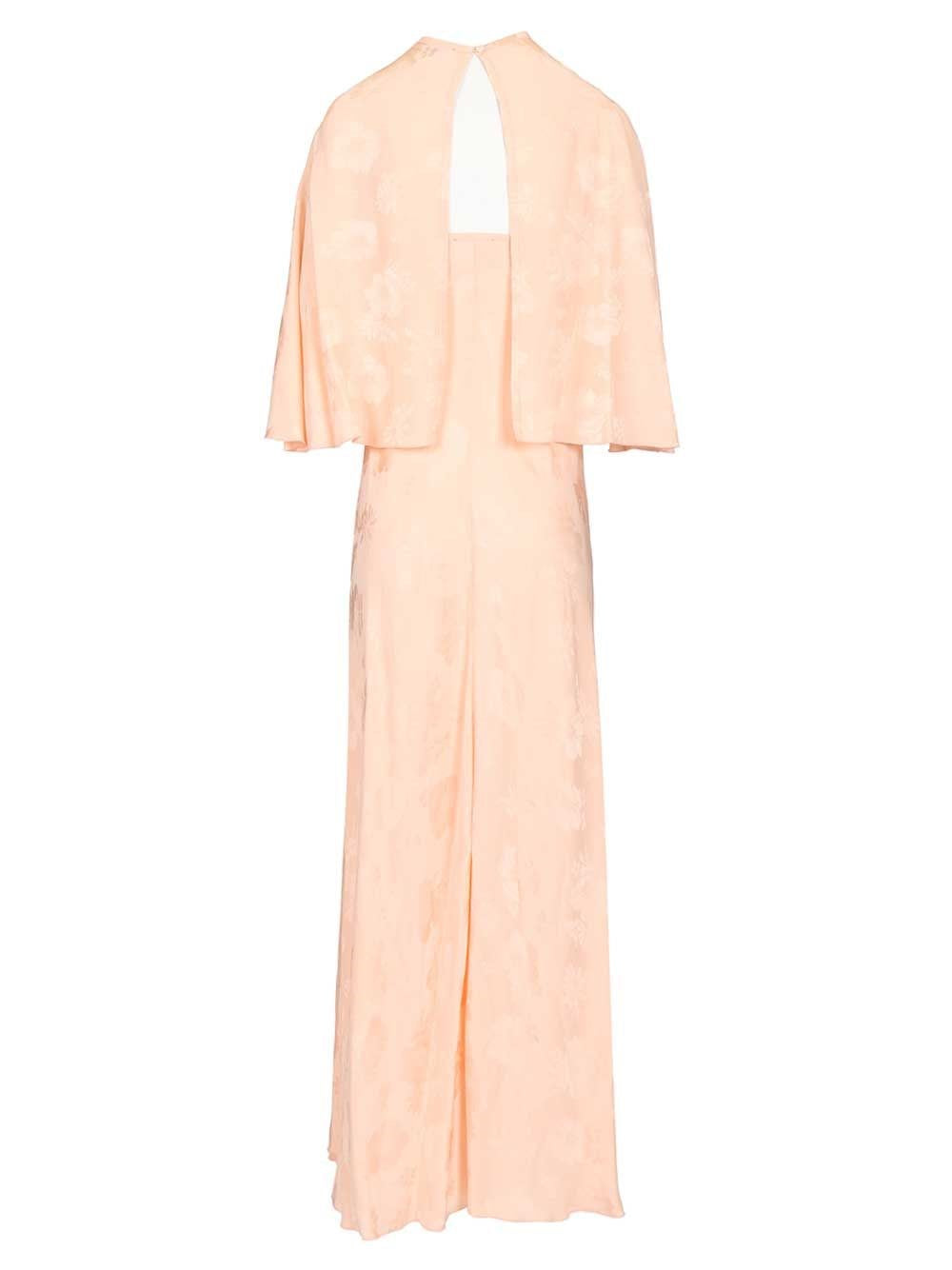 Forte_Forte Women Fluid Bouquet Jacquard Bias Dress With Cape FORTE FORTE
