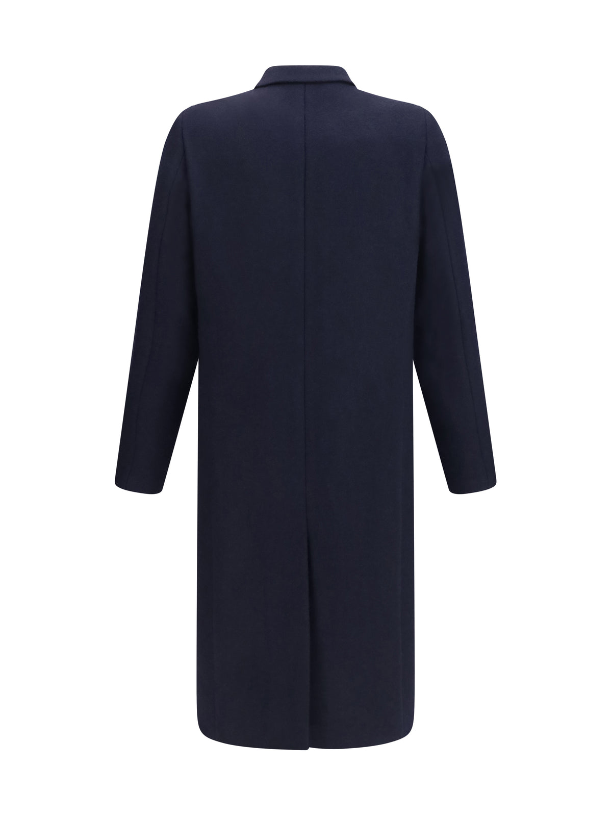 Prada Men Double-Breasted Shetland Wool Coat PRADA