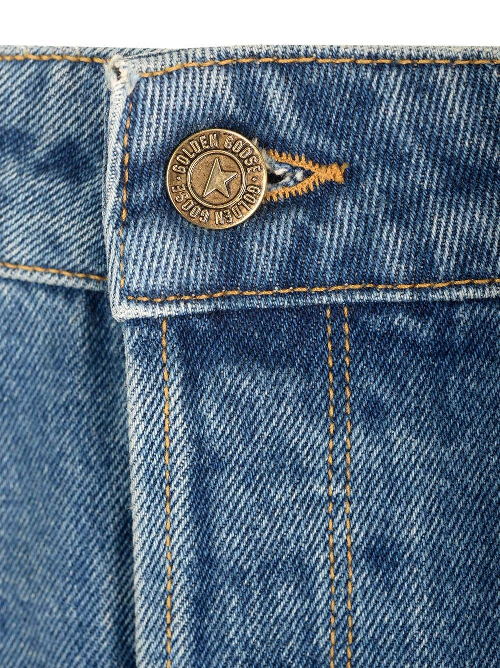 Golden Goose Men "Golden Happy" Stone Washed Jeans GOLDEN GOOSE