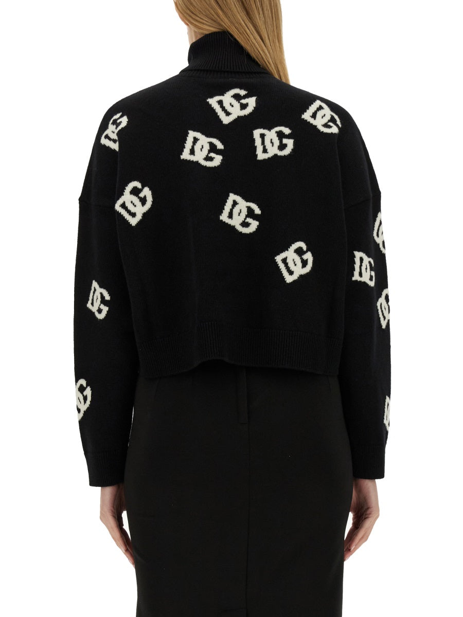 Dolce & Gabbana Women Jersey With Logo Inlay DOLCE & GABBANA