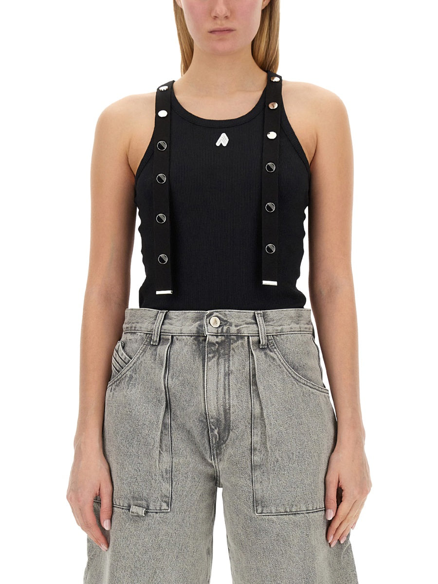 The Attico Women Jersey Tank Top THE ATTICO
