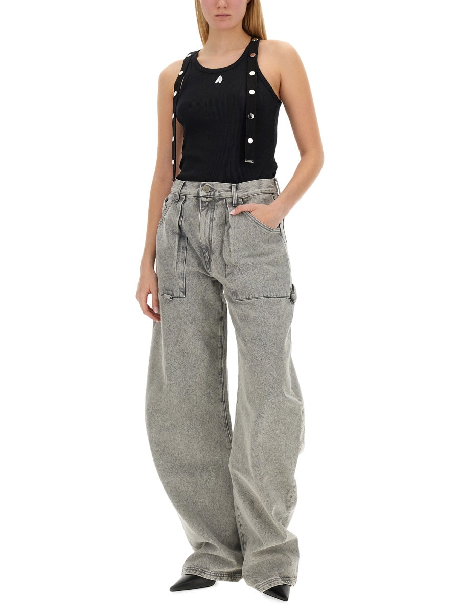 The Attico Women Jersey Tank Top THE ATTICO