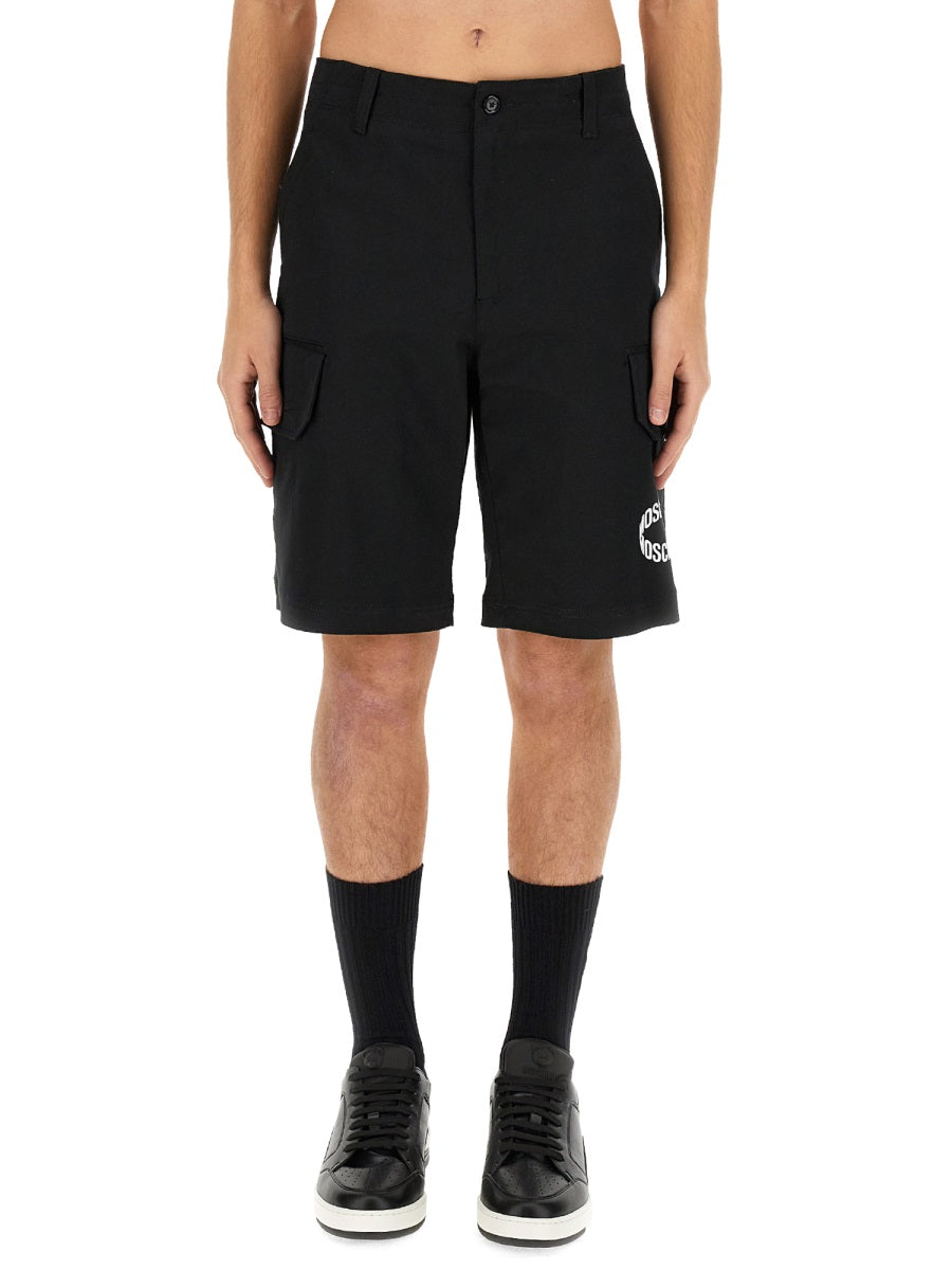 Moschino Men Bermuda With Logo MOSCHINO