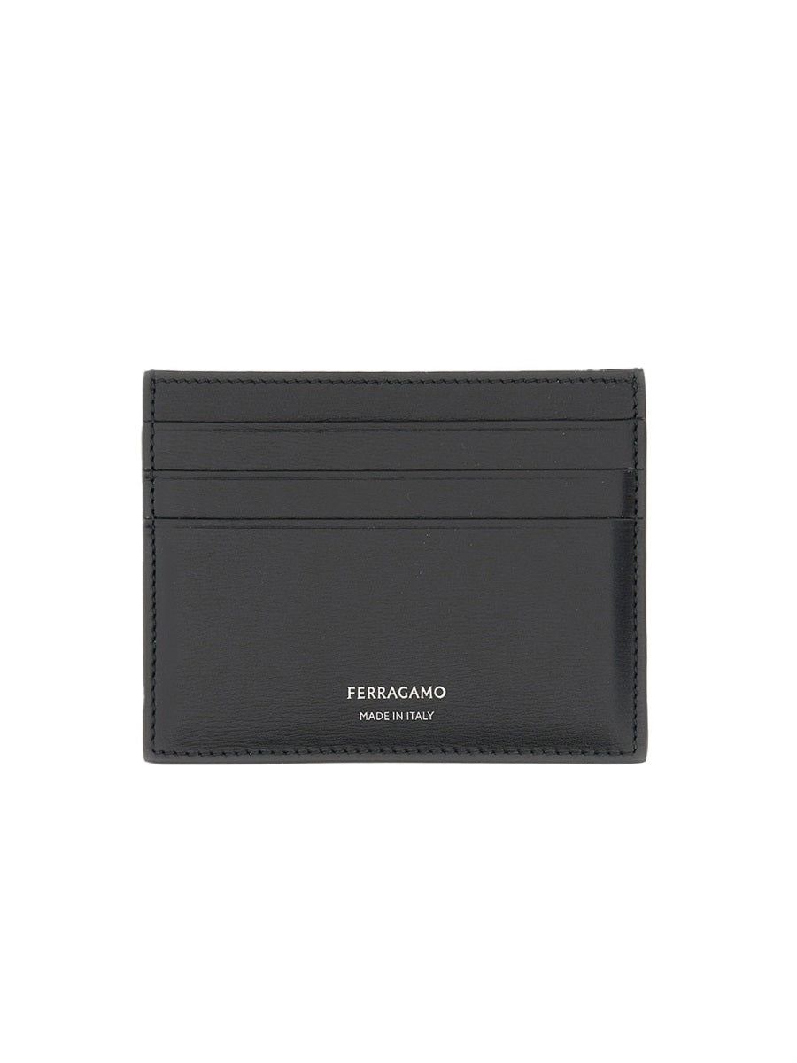 Ferragamo Men Portacarte Con Logo FERRAGAMO