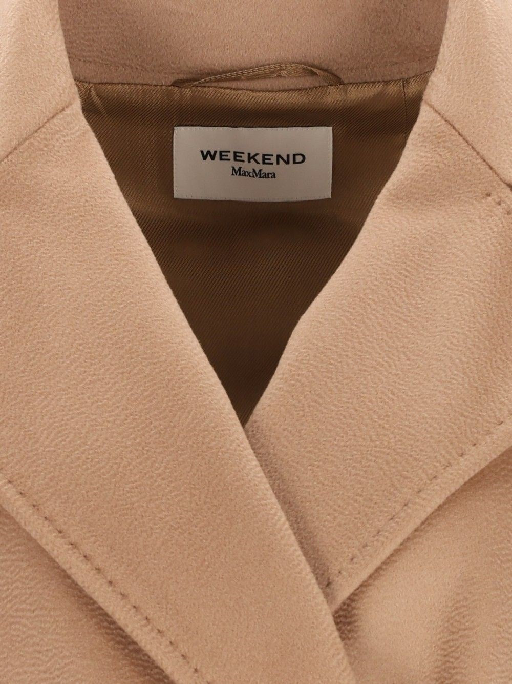 Weekend Max Mara Women Resina Drap Wool Long Coat Double Breast WEEKEND MAX MARA