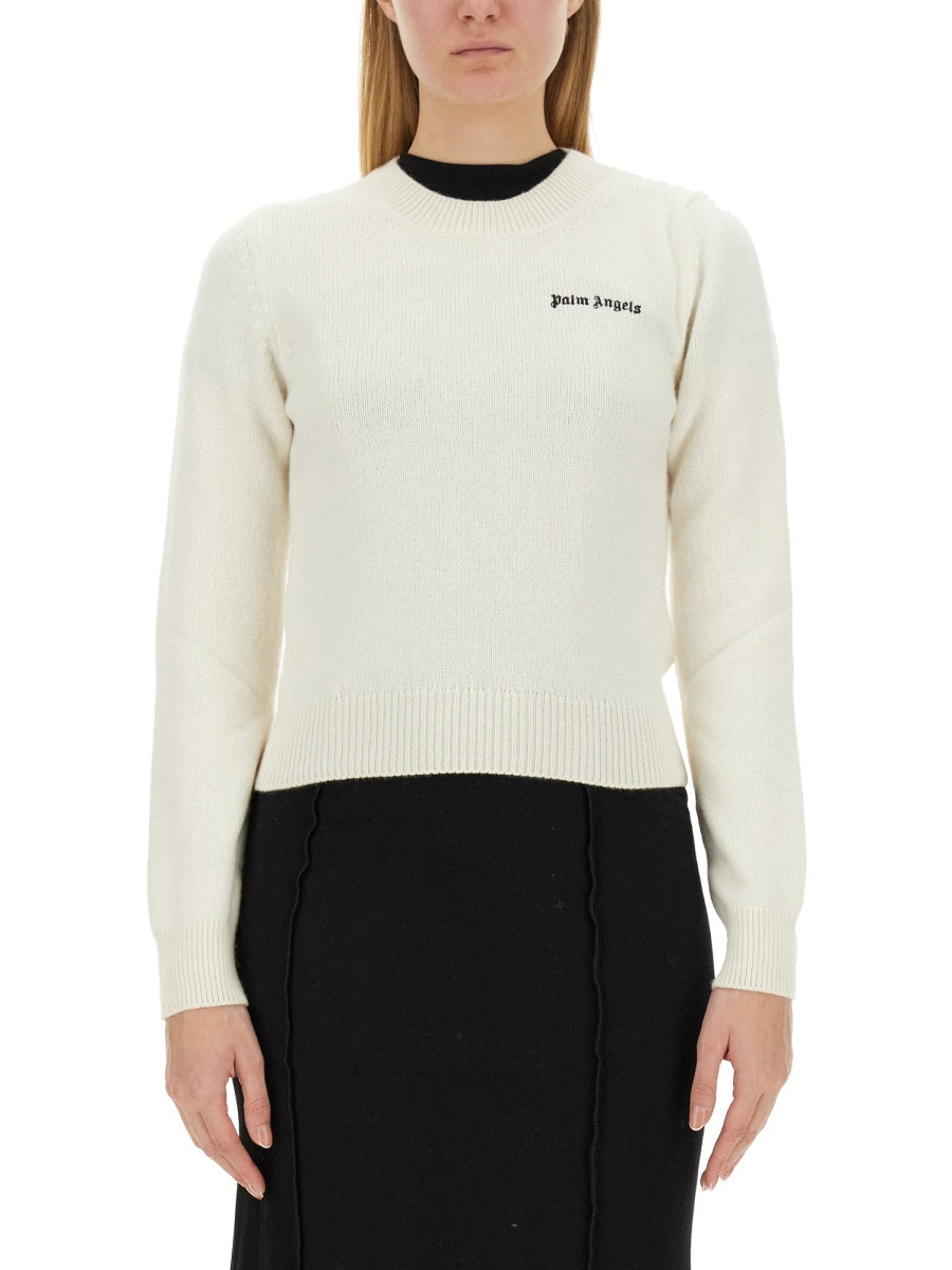 Palm Angels Women Jersey With Logo PALM ANGELS