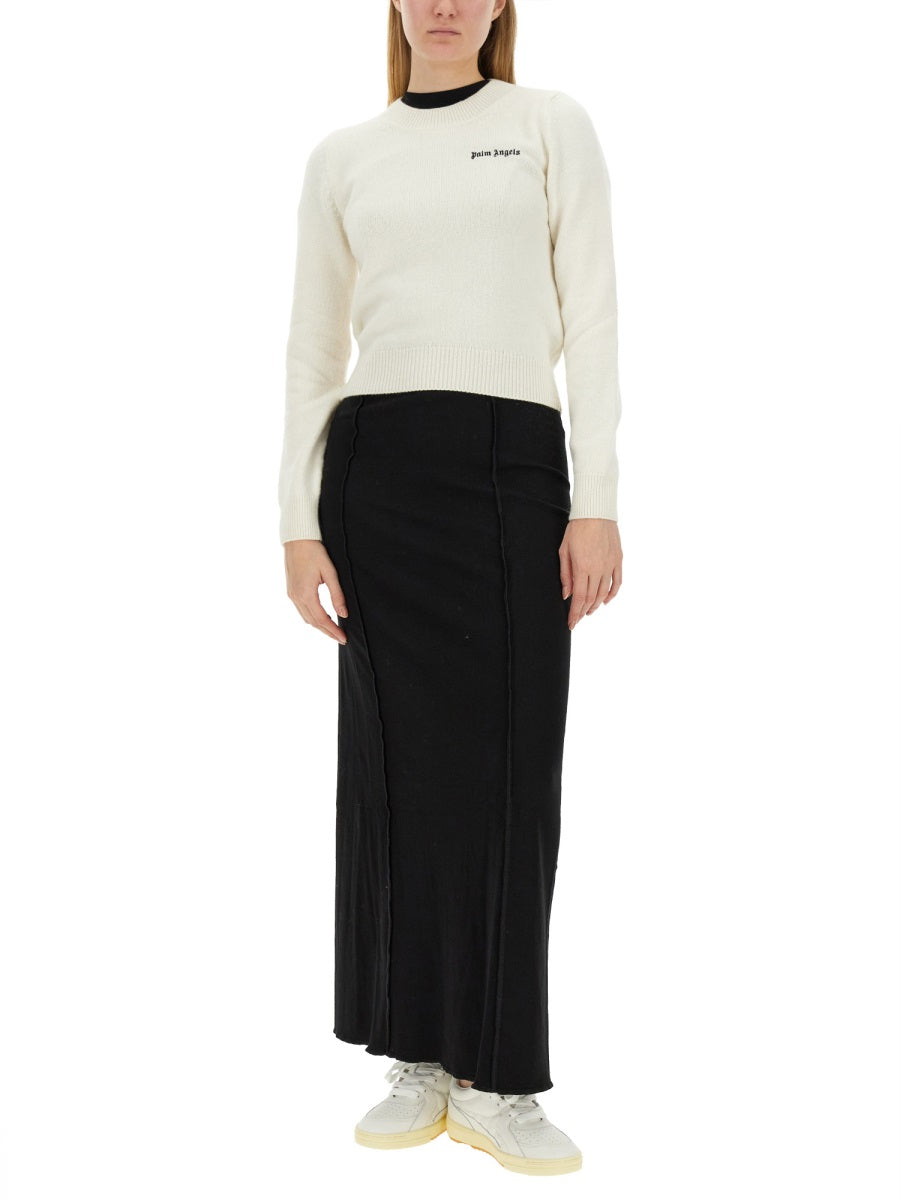 Palm Angels Women Jersey With Logo PALM ANGELS