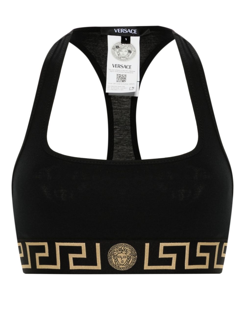 Versace Women Greca Triangle Bra VERSACE