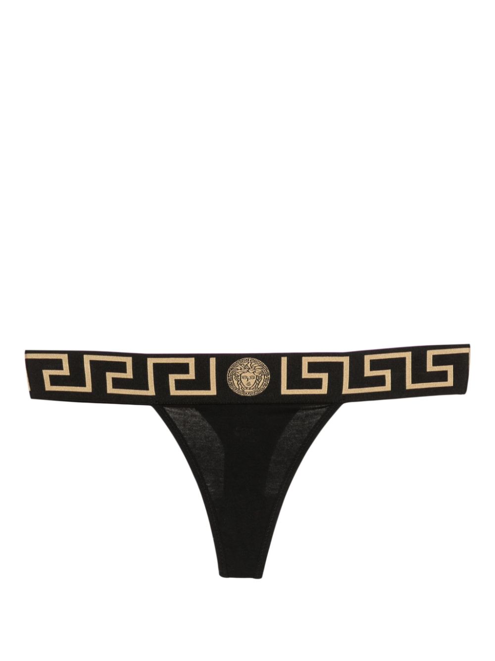 Versace Women Greek Key Edge Thong VERSACE