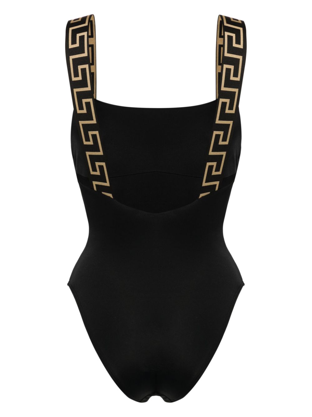 Versace Women One-Piece Swimsuit With Greca Border VERSACE