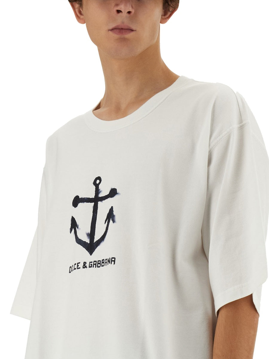 Dolce & Gabbana Men T-Shirt With Logo DOLCE & GABBANA