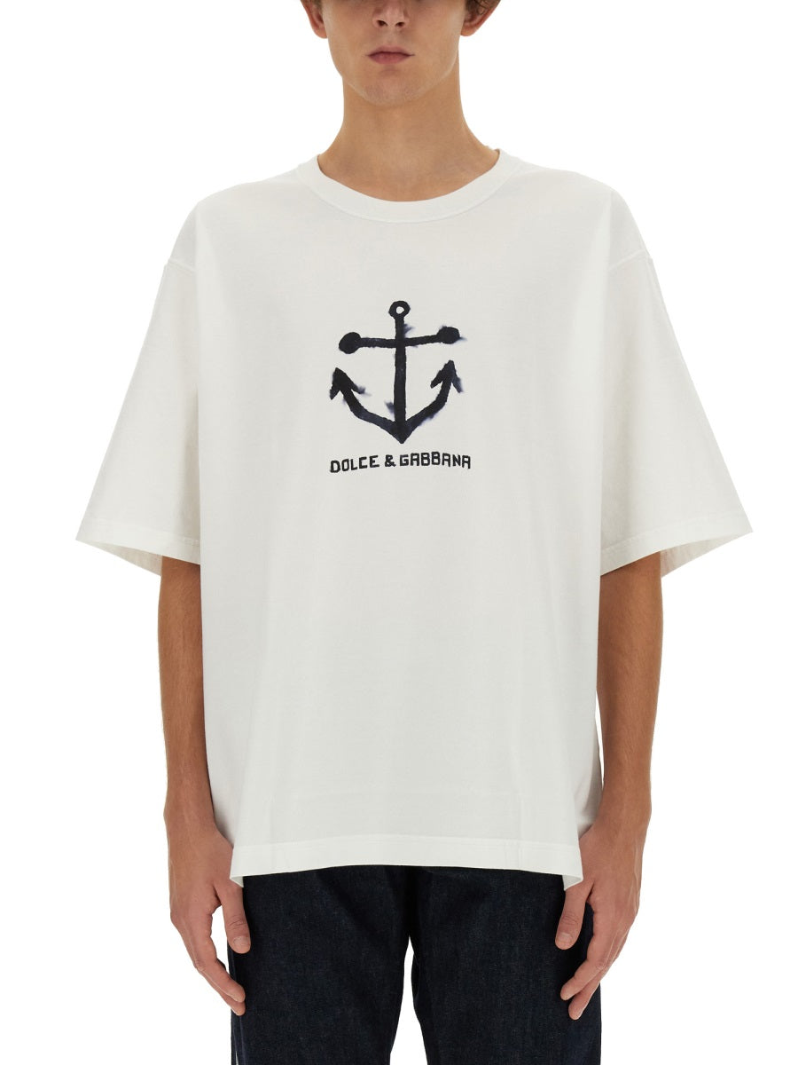 Dolce & Gabbana Men T-Shirt With Logo DOLCE & GABBANA