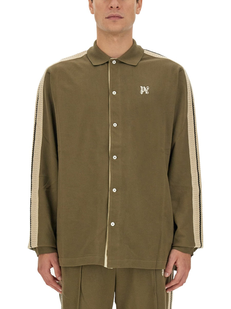 Palm Angels Men Monogram Shirt PALM ANGELS