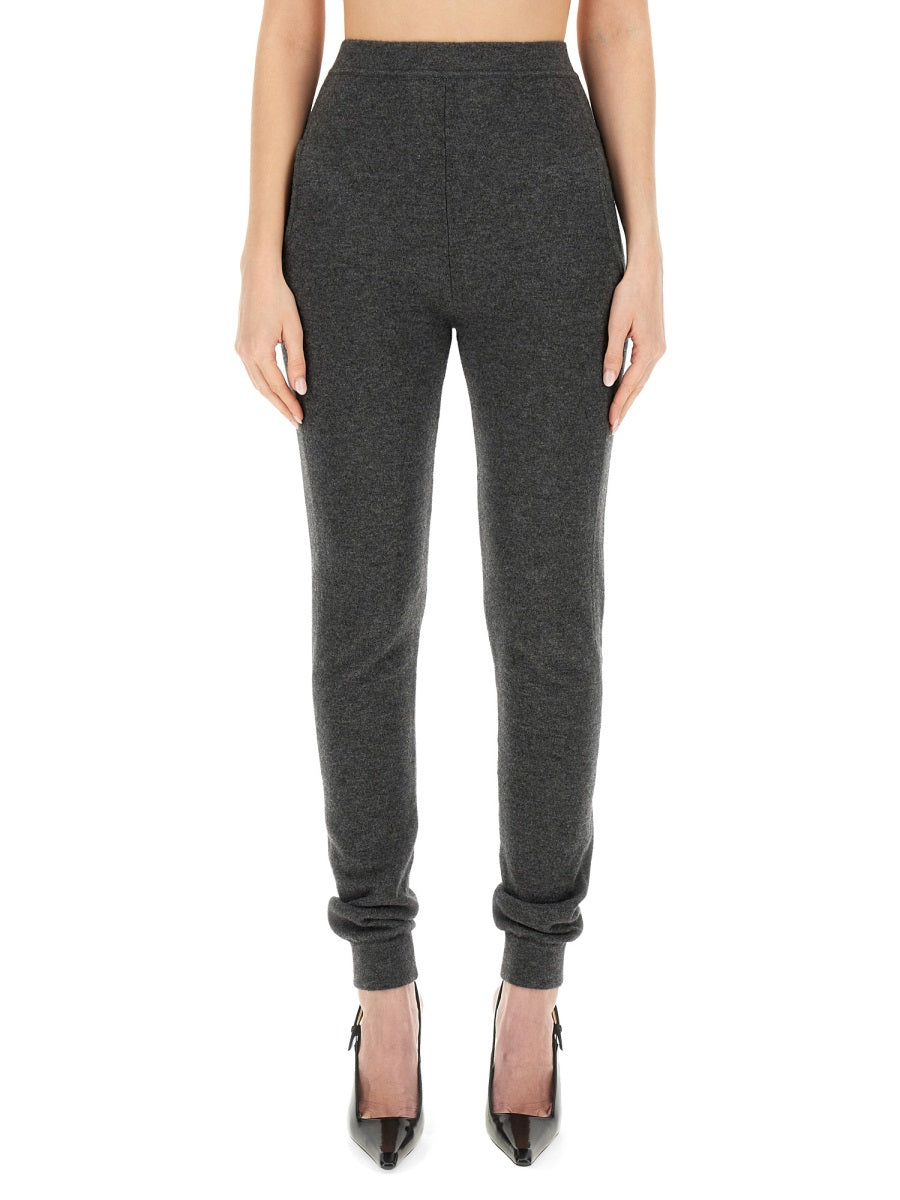 Saint Laurent Women High Waist Leggings SAINT LAURENT