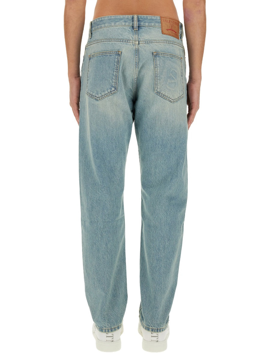 Valentino Men Denim Pants VALENTINO