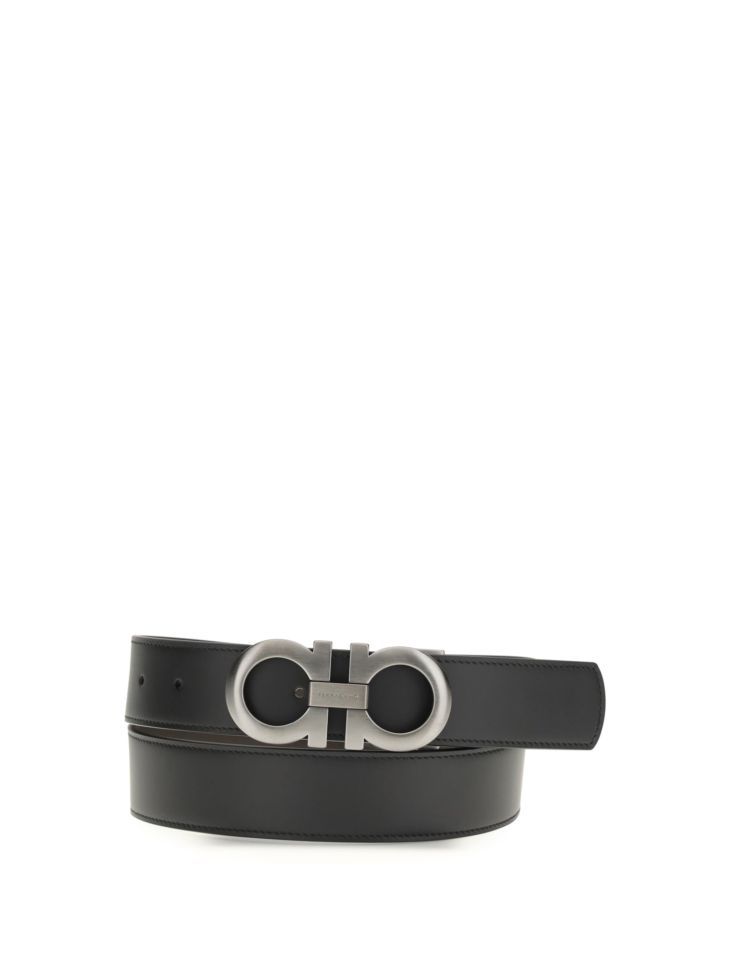 Ferragamo Men Double Belt FERRAGAMO