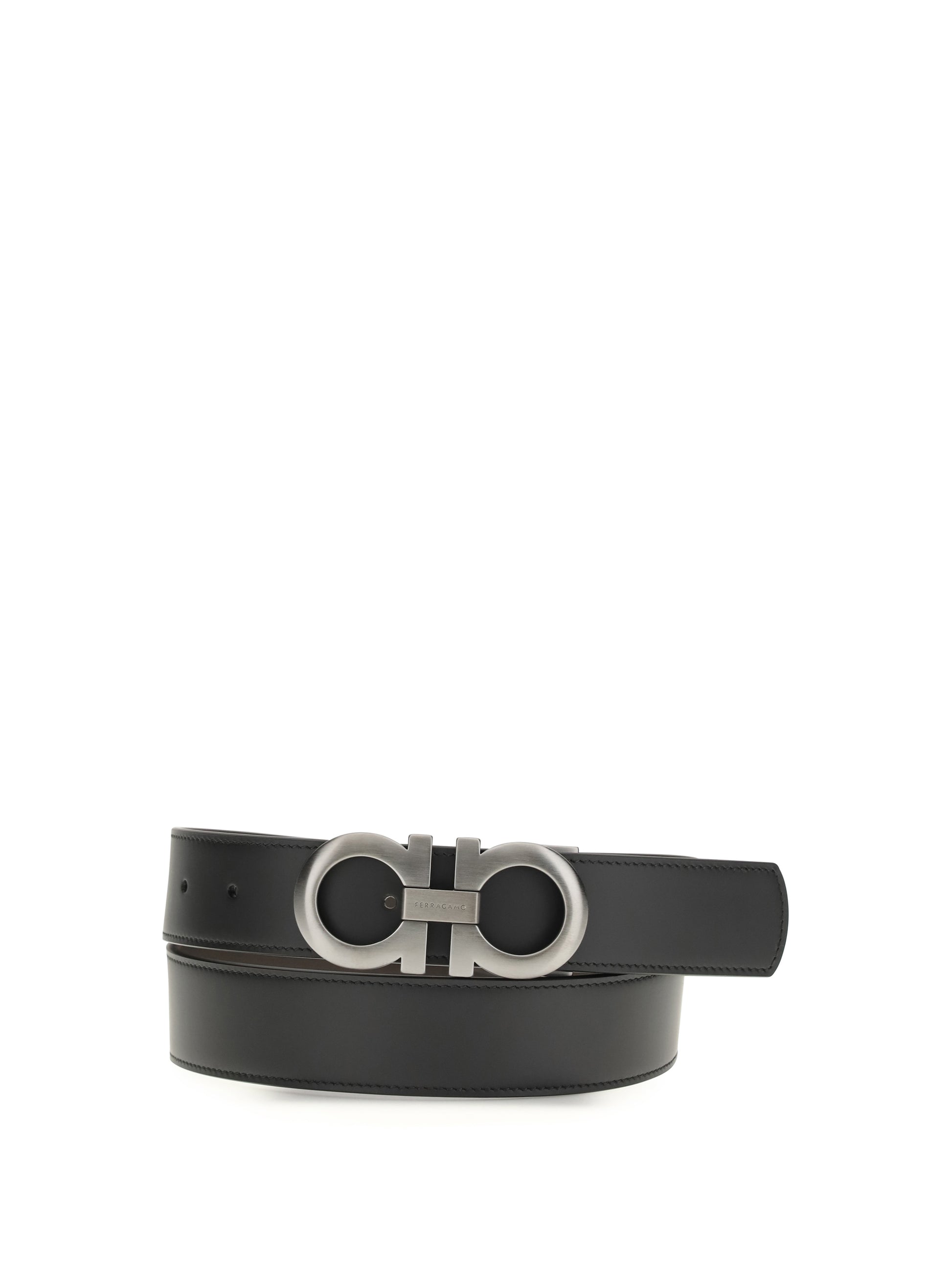 Ferragamo Men Double Belt FERRAGAMO