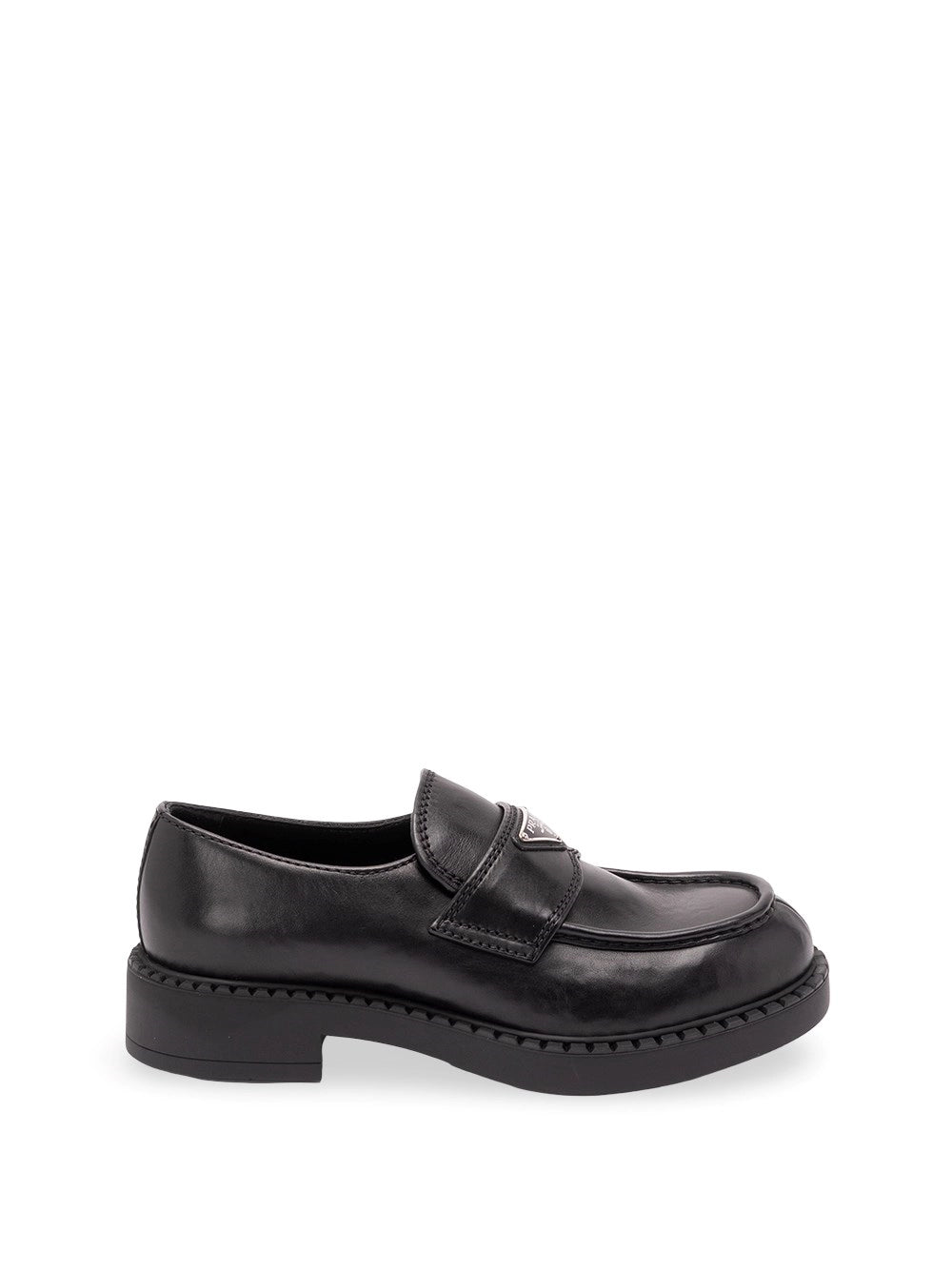Prada Men Chocolate Leather Loafers PRADA