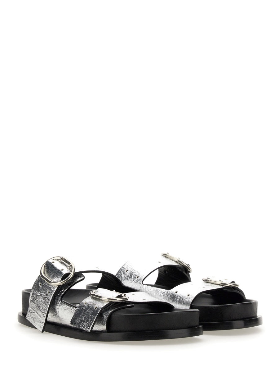 Jil Sander Women Leather Sandal With Buckle JIL SANDER