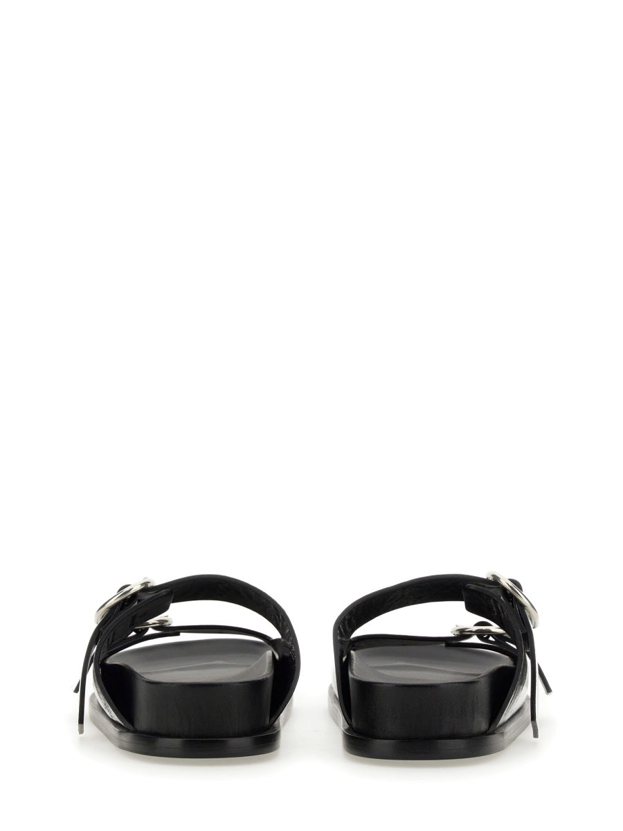 Jil Sander Women Leather Sandal With Buckle JIL SANDER