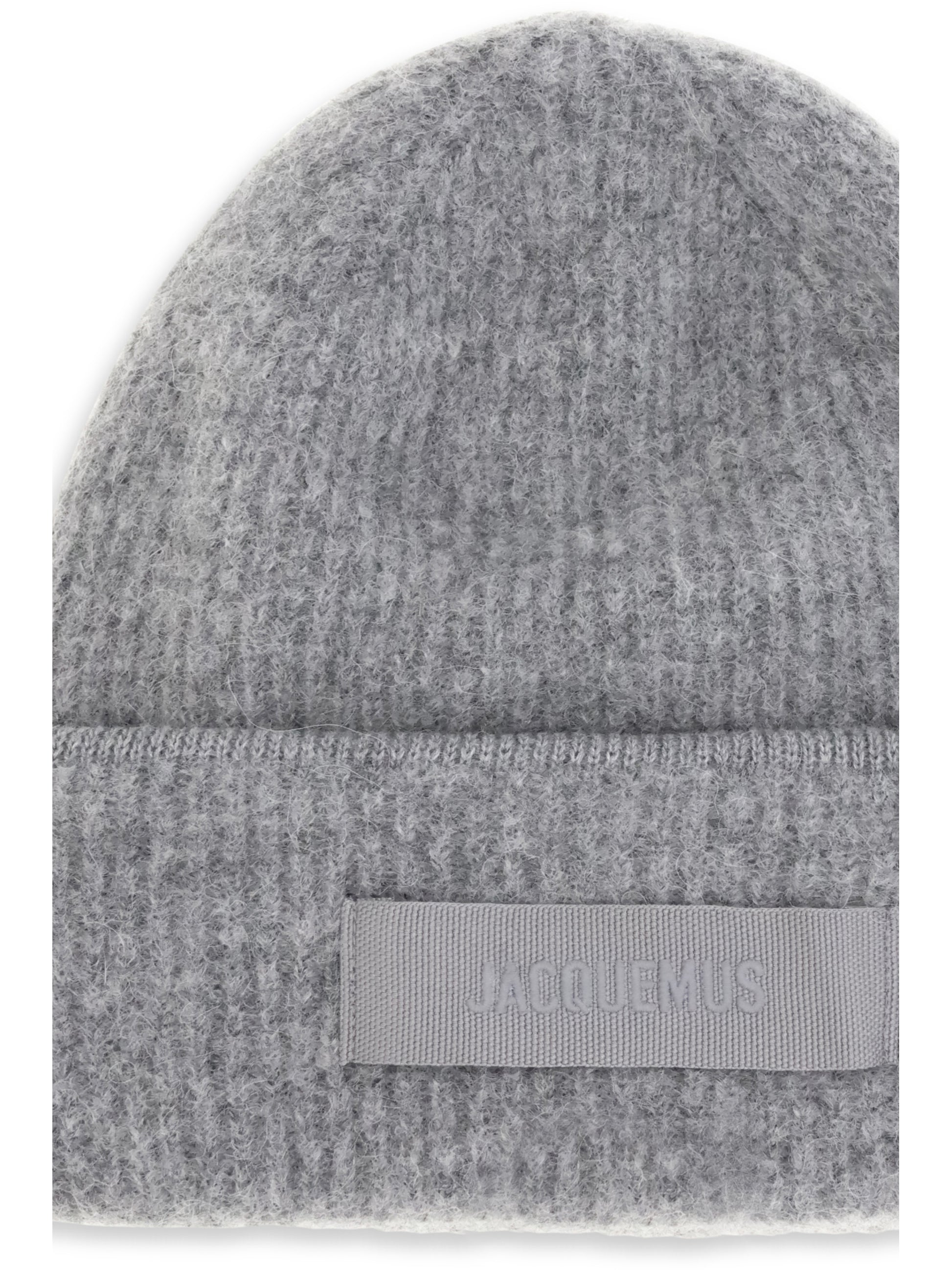 Jacquemus Women Gros Grain Ribbed Beanie JACQUEMUS