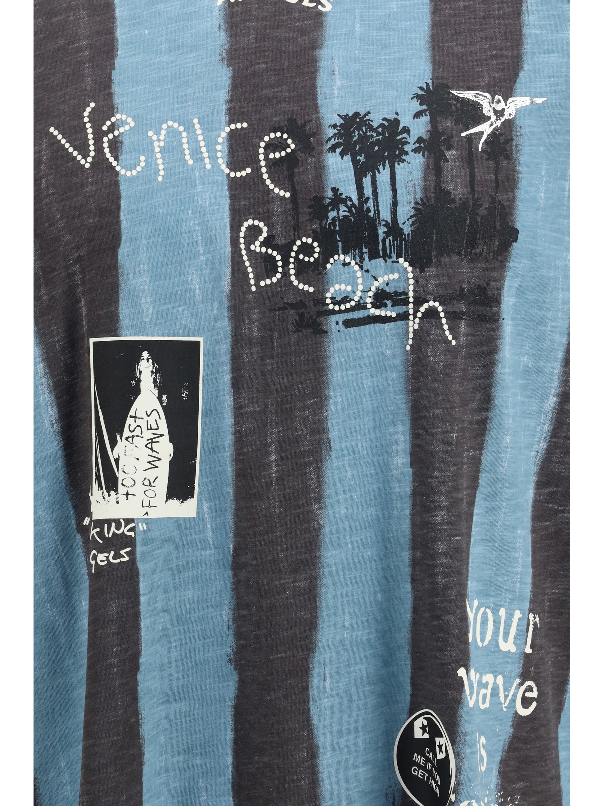 Palm Angels Men Soccer Cali T-Shirt PALM ANGELS