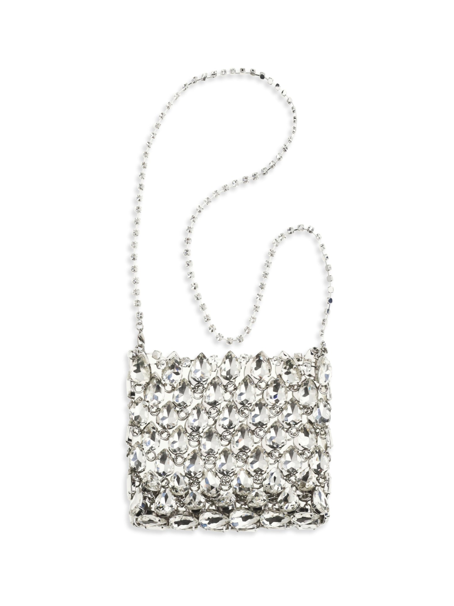Self-Portrait Women Crystal Mesh Pouch SELF-PORTRAIT