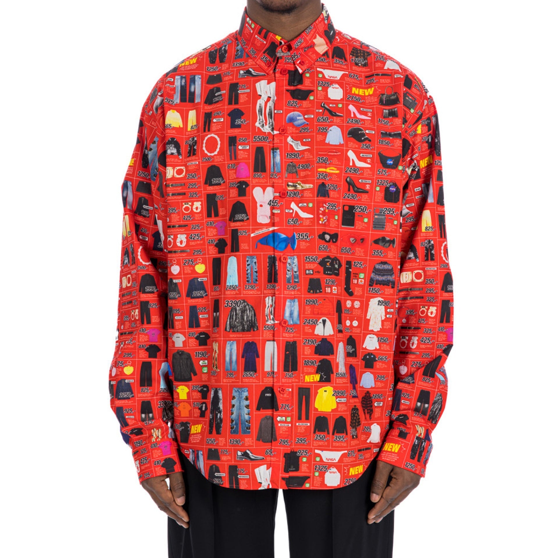 Balenciaga Printed Shirt Men BALENCIAGA