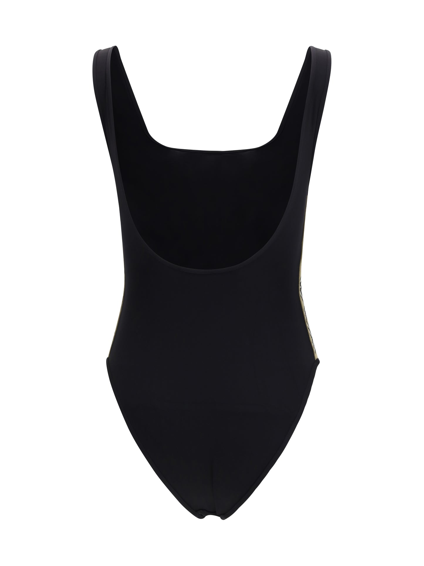 Burberry Women One-Piece Swimsuit With Check Trim BURBERRY