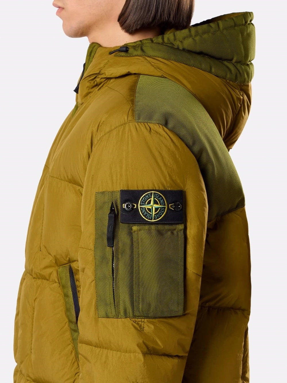 Stone Island Men Garment Dyed Crinkle Reps Ny Jacket STONE ISLAND
