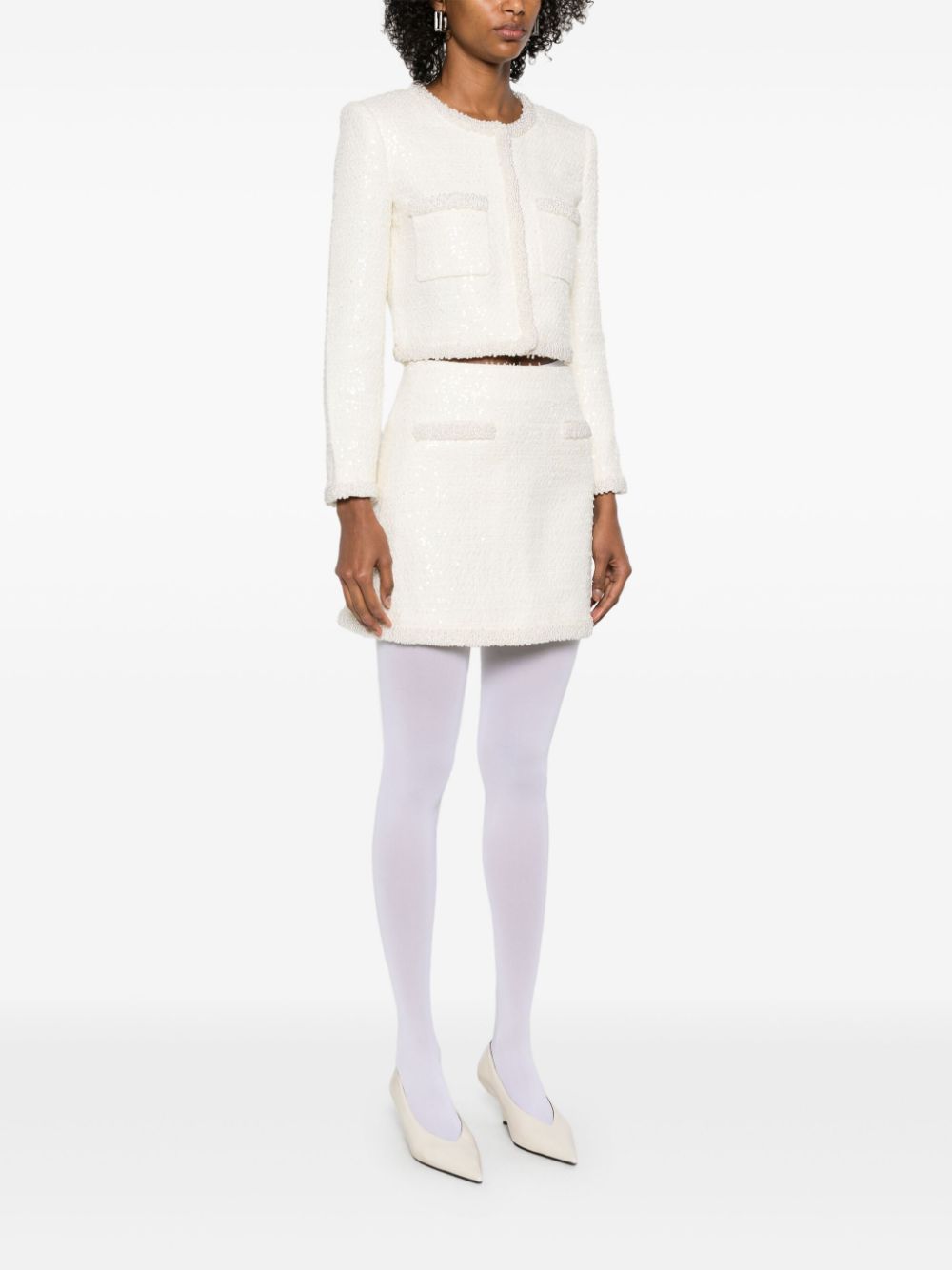 Self-Portrait Women Miniskirt With Decoration SELF-PORTRAIT