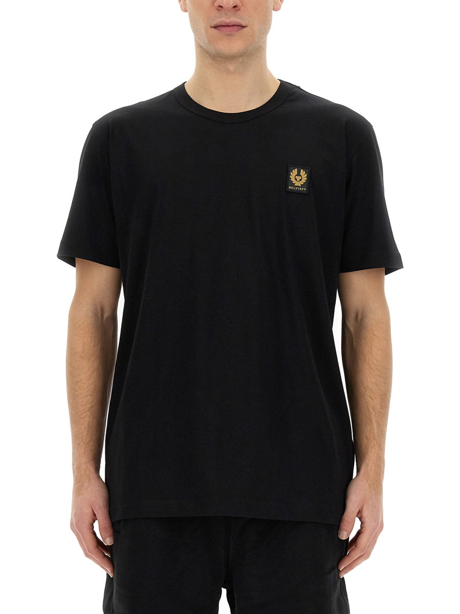 Belstaff Men T-Shirt With Logo Patch