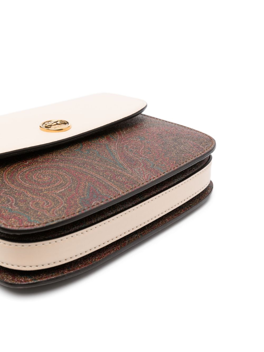 Etro Women Shoulder Bag With Paisley Print Panels ETRO