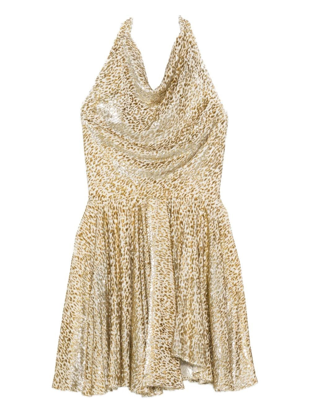 Self-Portrait Women Coupe Gold Thread Mini Dress SELF-PORTRAIT