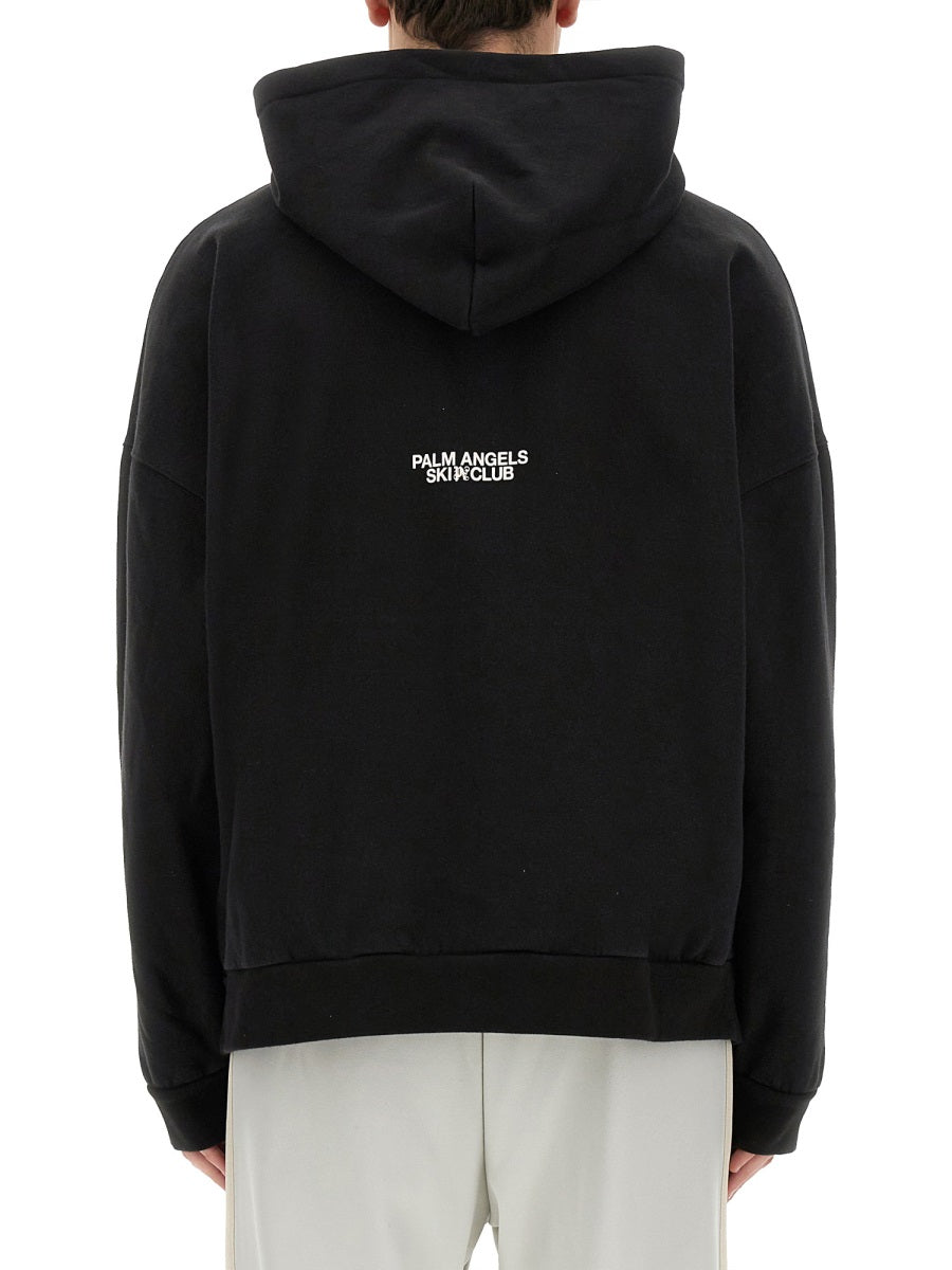Palm Angels Men Palm Ski Club Print Sweatshirt PALM ANGELS