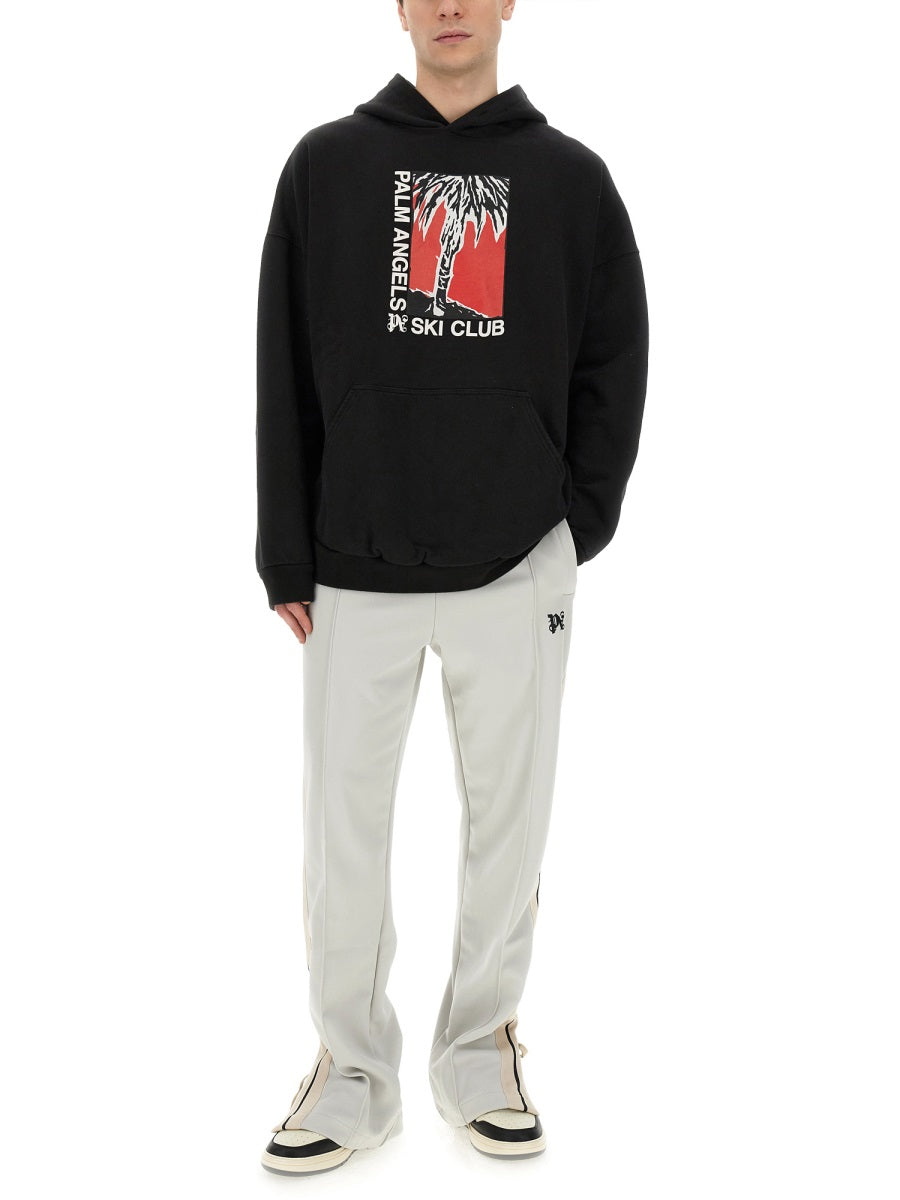 Palm Angels Men Palm Ski Club Print Sweatshirt PALM ANGELS