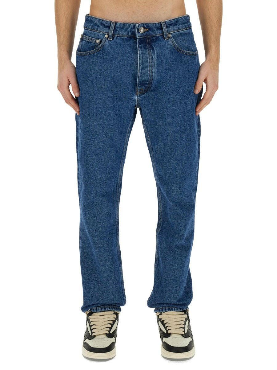 Palm Angels Men Straight Leg Jeans PALM ANGELS