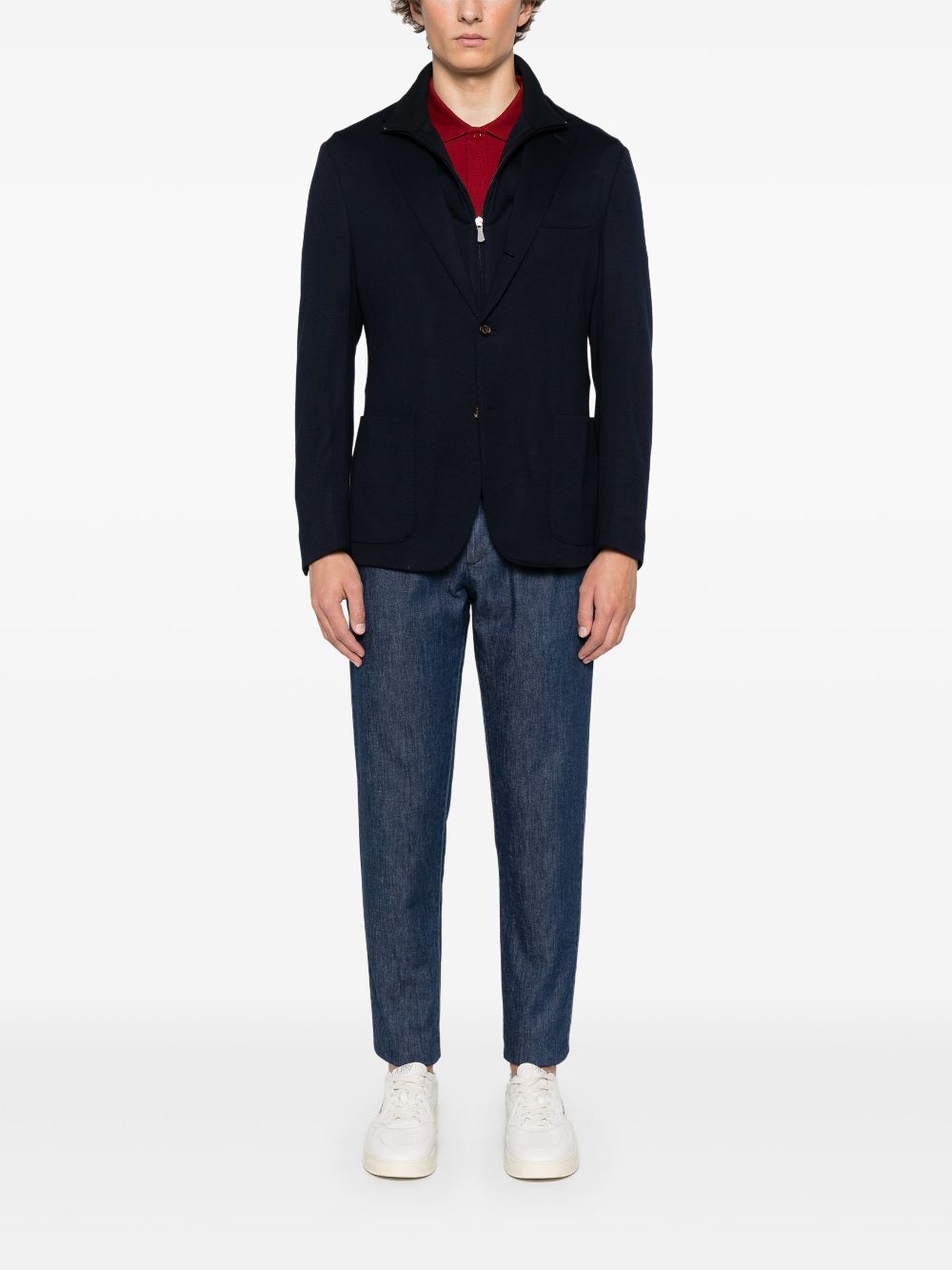 Eleventy Men Layered Blazer