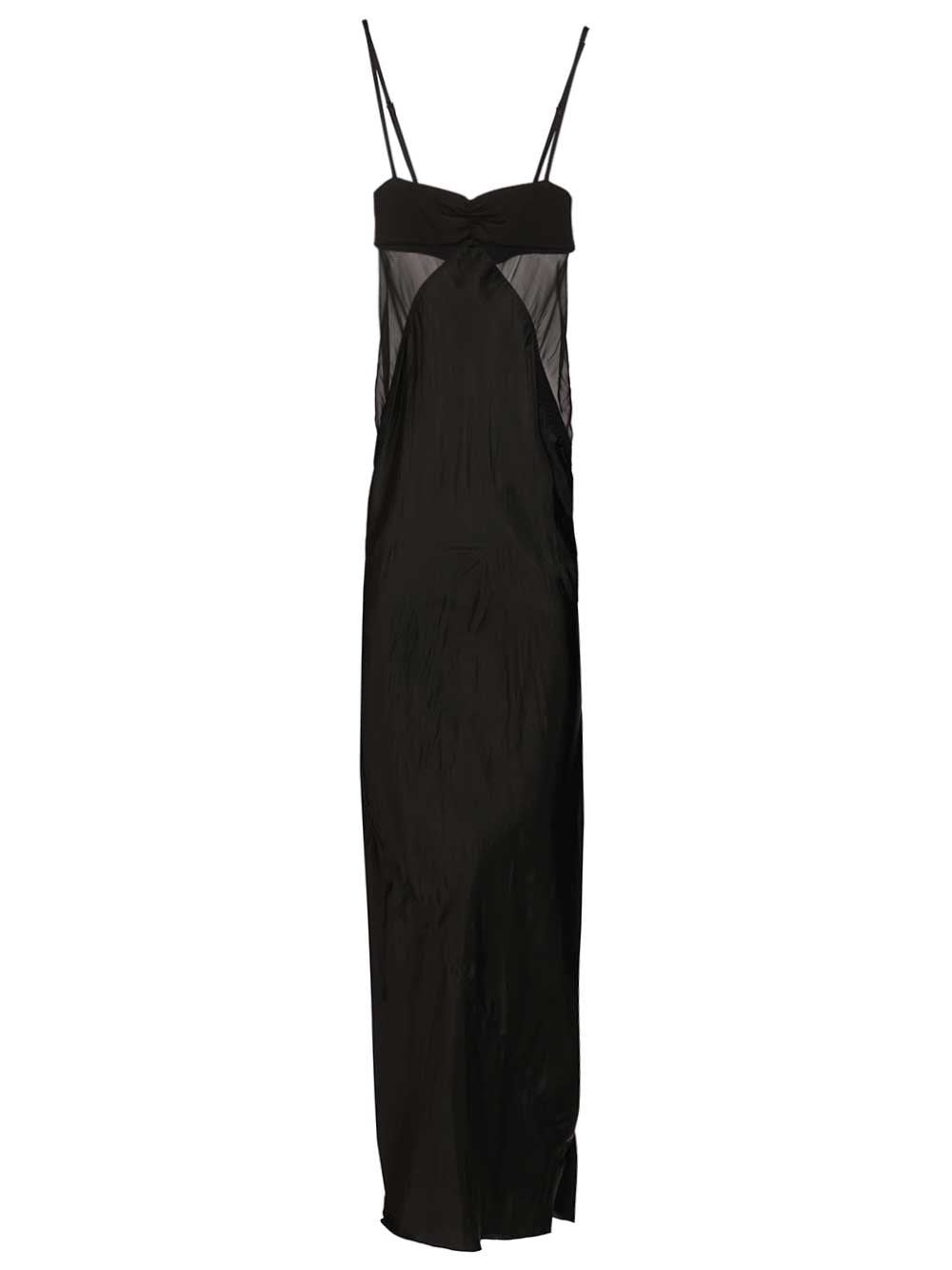 Rick Owens Women Combo Long Satin Dress RICK OWENS