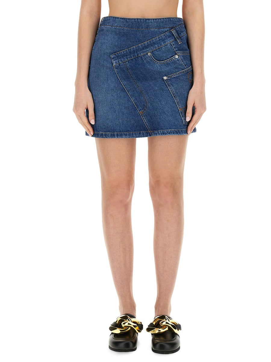 Jw Anderson Women Denim Miniskirt J.W. ANDERSON
